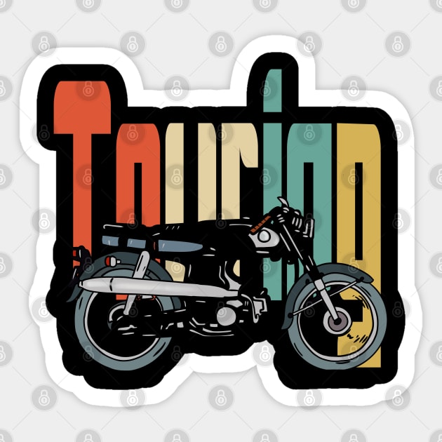 Touring motorcycle Sticker by RiyanRizqi